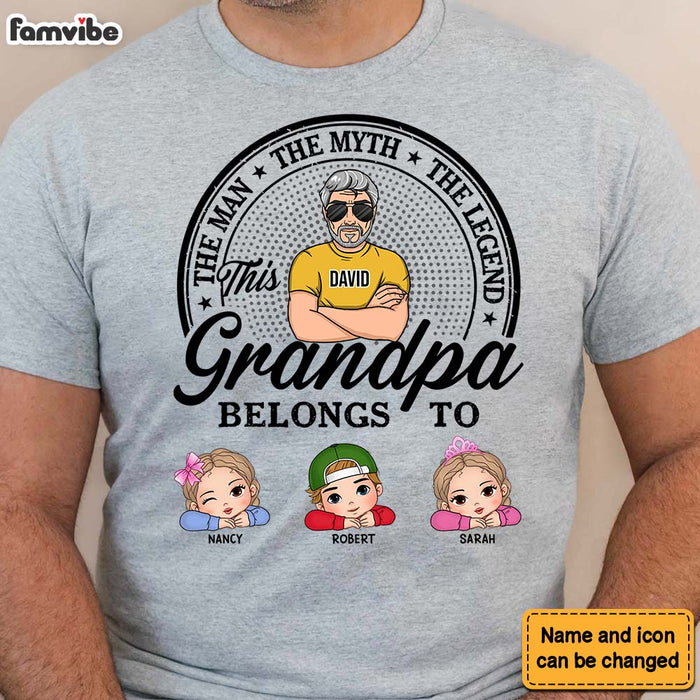 Personalized The Man The Myth The Legend  Grandpa Shirt - Hoodie - Sweatshirt 33134 1