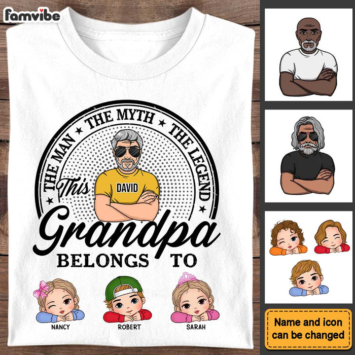 Personalized The Man The Myth The Legend  Grandpa Shirt - Hoodie - Sweatshirt 33134 1