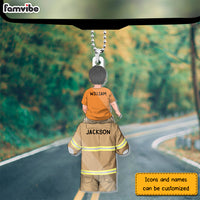 Personalized Gift For Dad Job Acrylic Car Ornament 33137 thumb 1