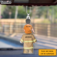 Personalized Gift For Dad Job Acrylic Car Ornament 33137 thumb 1