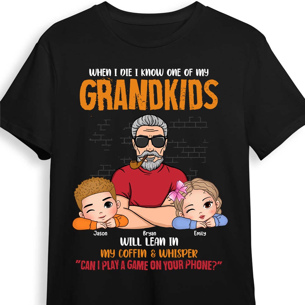 Personalized Funny Shirt For Grandpa Man And Kids Shirt Hoodie Sweatshirt 33140 Primary Mockup
