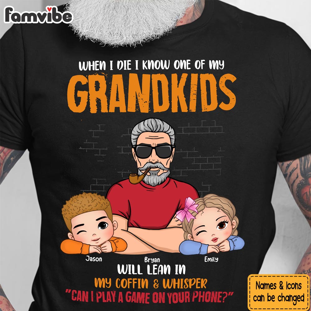 Personalized Funny Shirt For Grandpa Man And Kids Shirt Hoodie Sweatshirt 33140 Primary Mockup