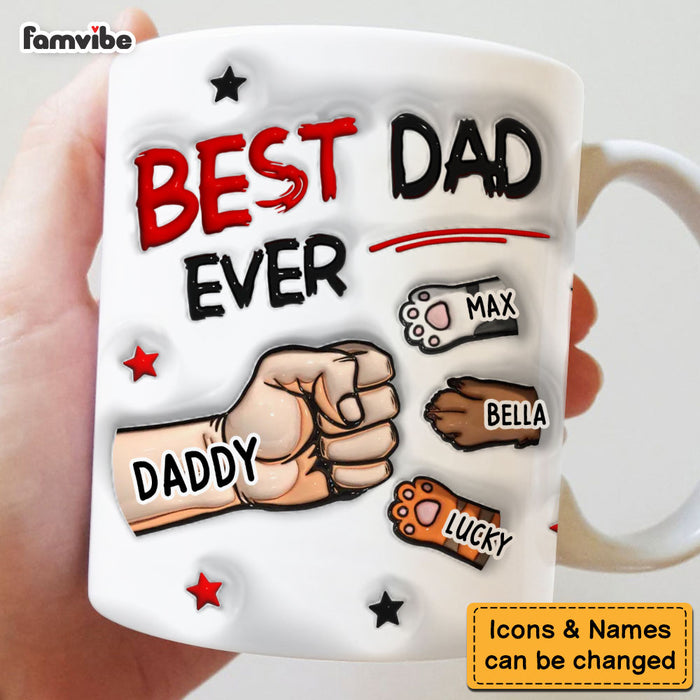 Personalized Gift For  Pet Dad,  You Are The World's B*st  Dad Ever Mug 33141 1
