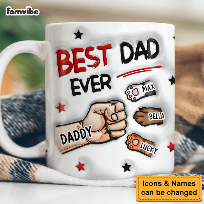 Personalized Gift For  Pet Dad,  You Are The World's B*st  Dad Ever Mug 33141 1