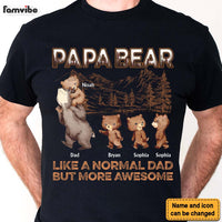 Personalized Gift For Dad Grandpa  Papa Bear Awesome Shirt - Hoodie - Sweatshirt 33144 thumb 1