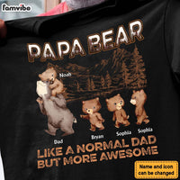 Personalized Gift For Dad Grandpa  Papa Bear Awesome Shirt - Hoodie - Sweatshirt 33144 thumb 1