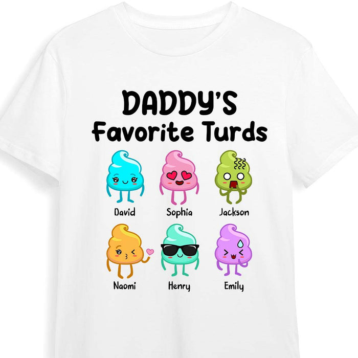Personalized Gift For Grandpa Dad Little Turd Shirt - Hoodie - Sweatshirt 33145 1