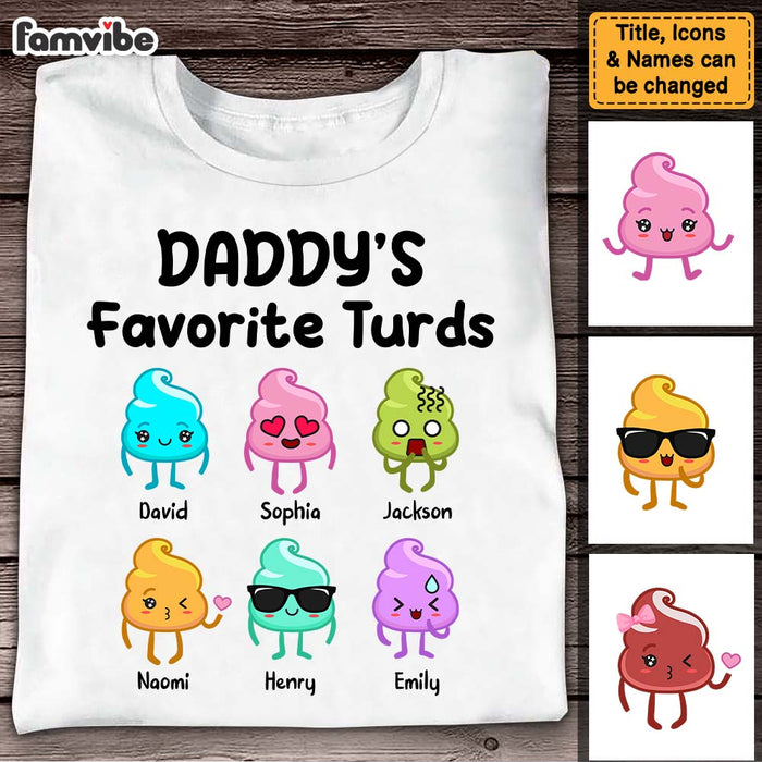Personalized Gift For Grandpa Dad Little Turd Shirt - Hoodie - Sweatshirt 33145 1