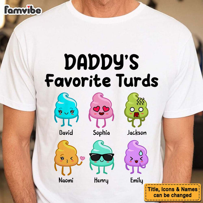 Personalized Gift For Grandpa Dad Little Turd Shirt - Hoodie - Sweatshirt 33145 1