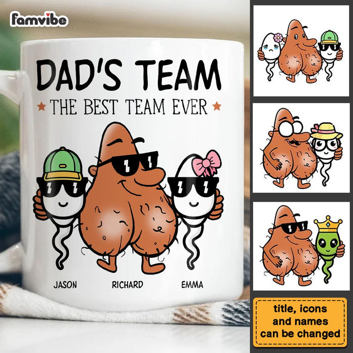 Personalized Dad's Team Mug 33153 1