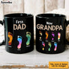 Personalized Gift For Grandpa Dad First Now Footprints Mug 33154 1