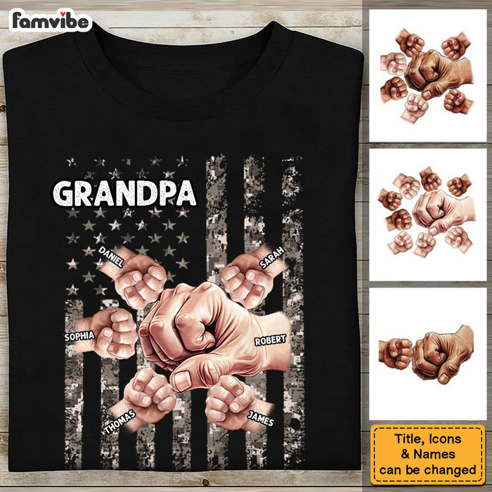 Personalized Gift For Dad Grandpa Fistbump Shirt - Hoodie - Sweatshirt 33159 1