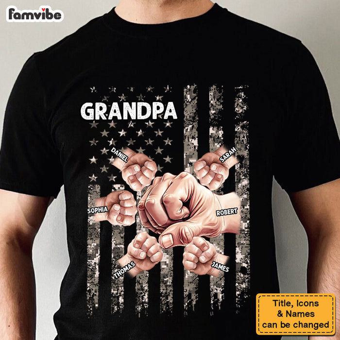 Personalized Gift For Dad Grandpa Fistbump Shirt - Hoodie - Sweatshirt 33159 1