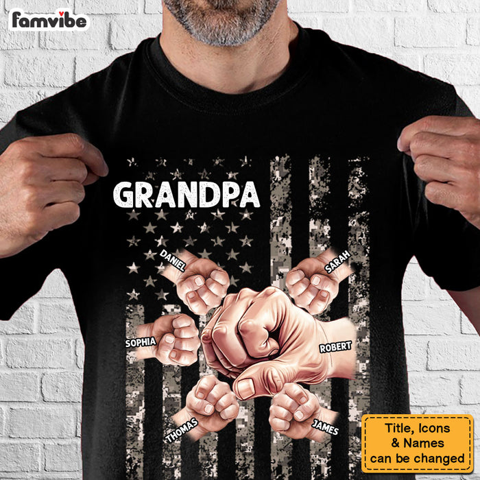 Personalized Gift For Dad Grandpa Fistbump Shirt - Hoodie - Sweatshirt 33159 1