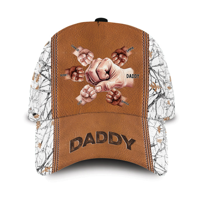 Personalized Gift For Dad Grandpa Fistbump Cap 33160 1