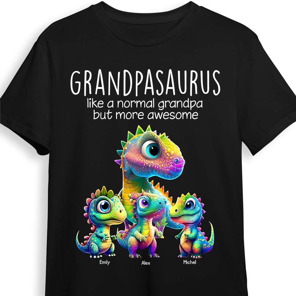 Personalized Gift For Dad Grandpa Grandpasaurus Shirt Hoodie Sweatshirt 33162 Primary Mockup