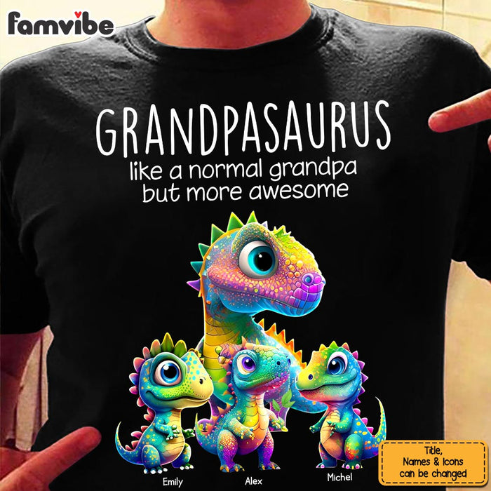 Personalized Gift For Dad Grandpa Grandpasaurus Shirt - Hoodie - Sweatshirt 33162 1