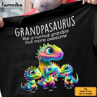 Personalized Gift For Dad Grandpa Grandpasaurus Shirt - Hoodie - Sweatshirt 33162 thumb 1