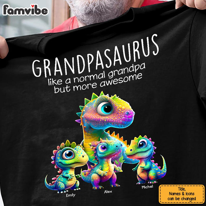 Personalized Gift For Dad Grandpa Grandpasaurus Shirt - Hoodie - Sweatshirt 33162 1