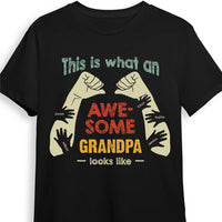 Personalized Gift For Grandpa Awesome Looks Like Shirt - Hoodie - Sweatshirt 33168 thumb 1