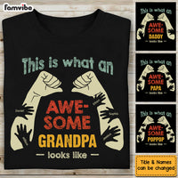 Personalized Gift For Grandpa Awesome Looks Like Shirt - Hoodie - Sweatshirt 33168 thumb 1