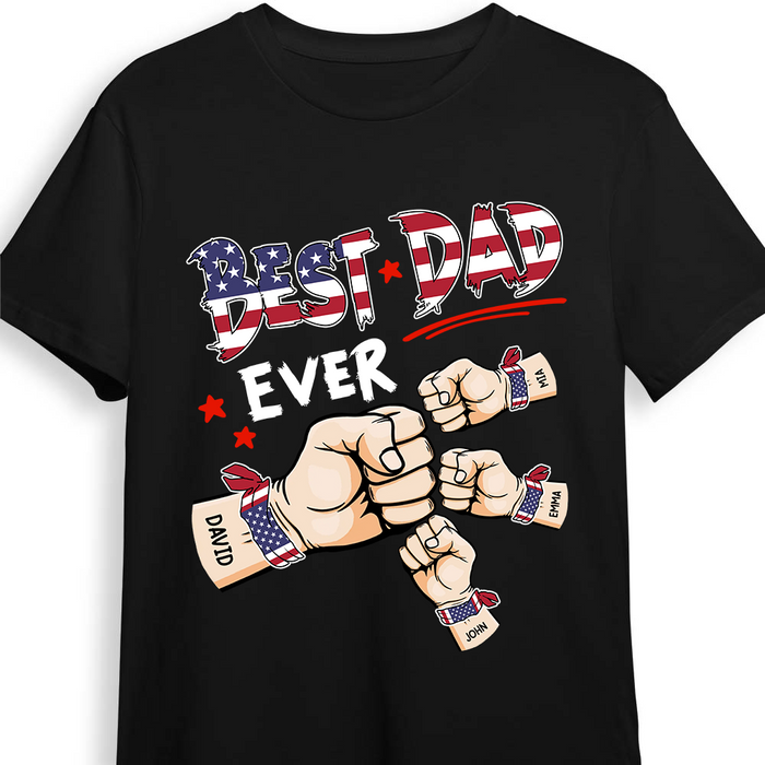 Personalized Dad Ever Hand To Hands Shirt - Hoodie - Sweatshirt 33173 1