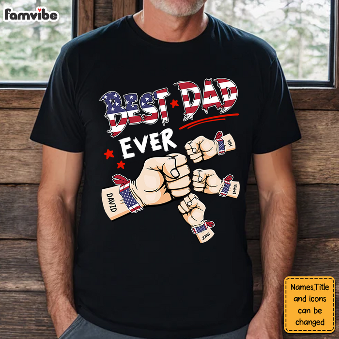 Personalized Dad Ever Hand To Hands Shirt - Hoodie - Sweatshirt 33173 1