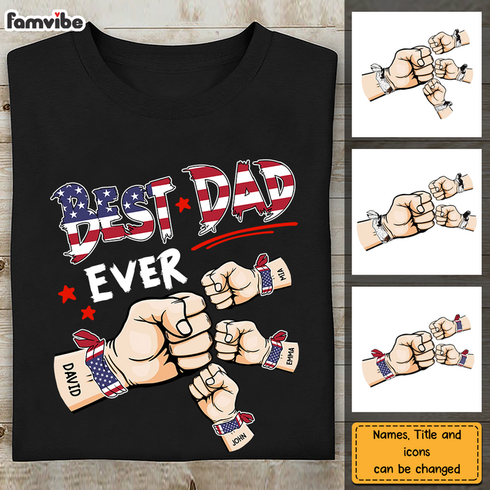 Personalized Dad Ever Hand To Hands Shirt - Hoodie - Sweatshirt 33173 1