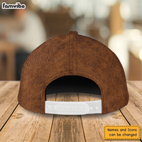 Personalized Gift For Grandpa This Grandpa Belongs To Footprints Cap 33178 thumb 1