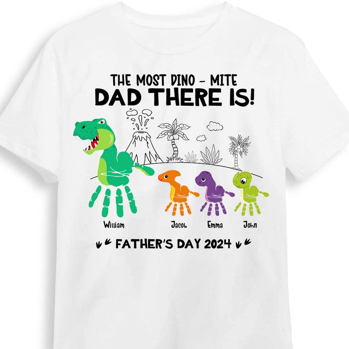 Personalized Gift For Dino-mite Dad Shirt - Hoodie - Sweatshirt 33182 1
