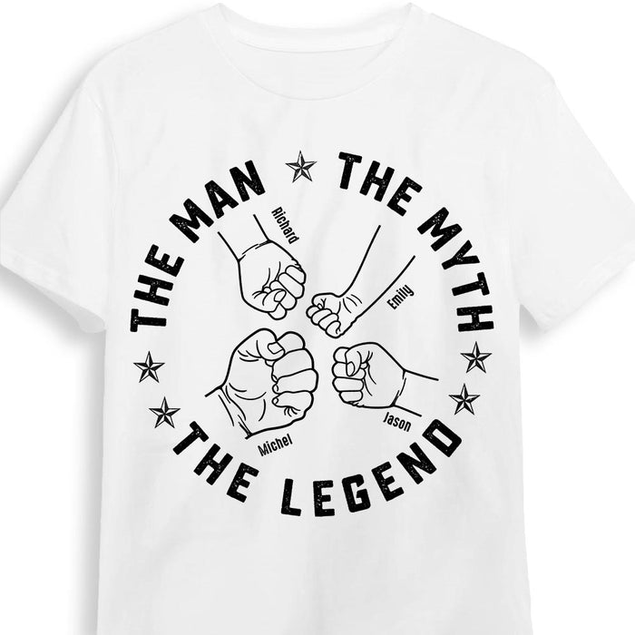 Personalized Gift For Dad Grandpa The Man The Myth The Legend Shirt - Hoodie - Sweatshirt 33194 1