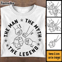 Personalized Gift For Dad Grandpa The Man The Myth The Legend Shirt - Hoodie - Sweatshirt 33194 thumb 1