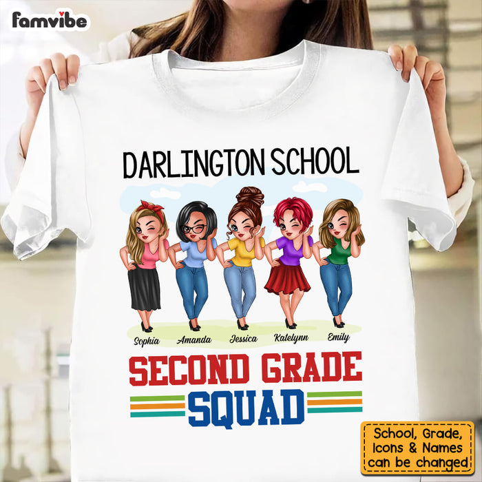 Personalized Gift For Teacher Squad Shirt - Hoodie - Sweatshirt 33195 1
