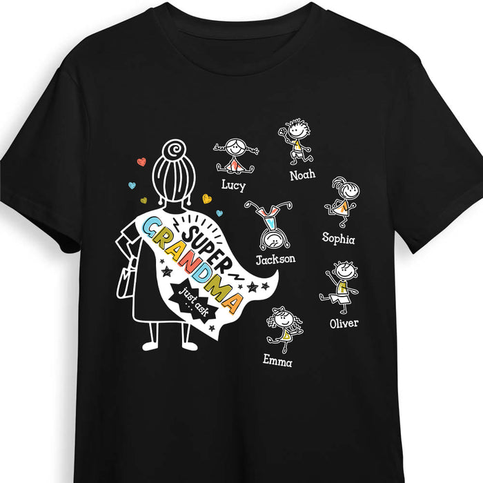 Personalized Gift For Super Grandma Shirt - Hoodie - Sweatshirt 33197 1