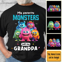 Personalized Gift For Grandpa Monster Shirt - Hoodie - Sweatshirt 33201 thumb 1