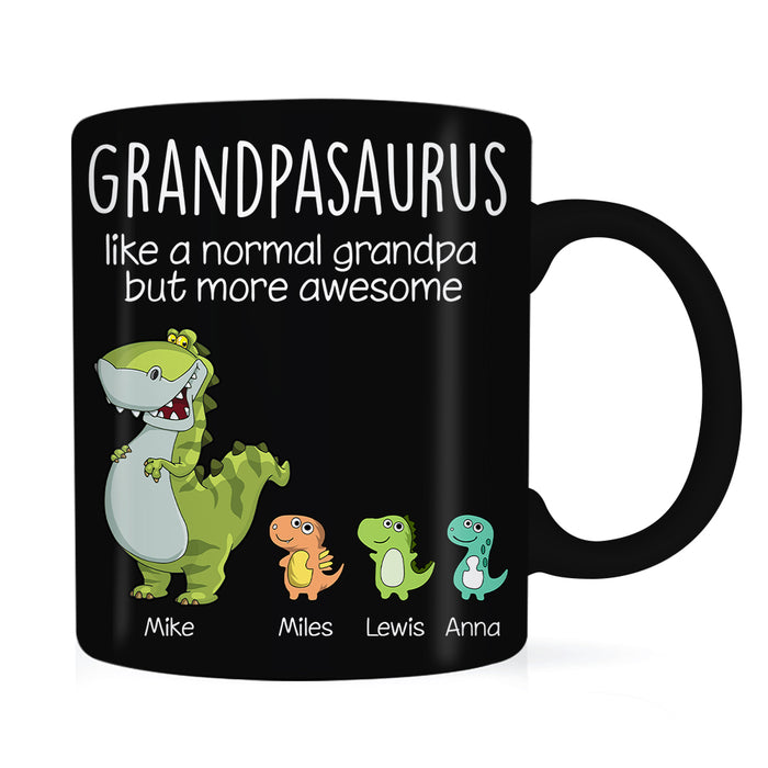 Personalized Gift For Grandpa Saurus Mug 32956 33205 1
