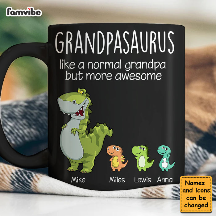 Personalized Gift For Grandpa Saurus Mug 32956 33205 1