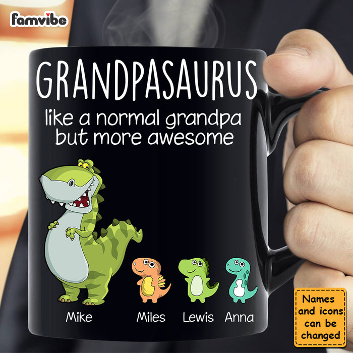 Personalized Gift For Grandpa Saurus Mug 32956 33205 1