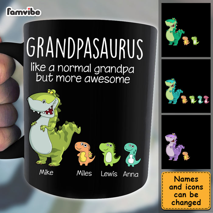 Personalized Gift For Grandpa Saurus Mug 32956 33205 1