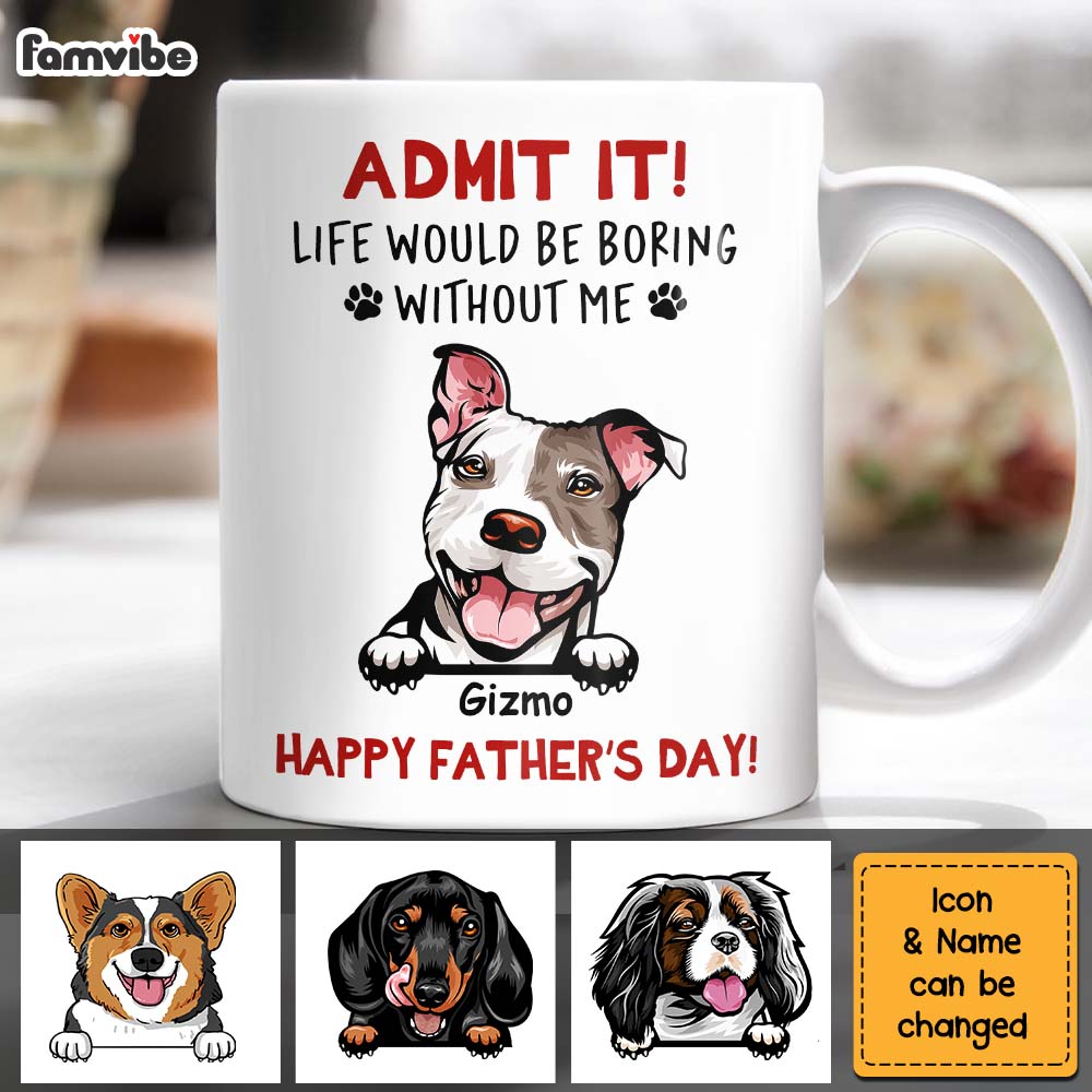 Personalized Gift For Dog Dad Mug 33206 Primary Mockup