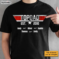 Personalized Top Papa Est Shirt - Hoodie - Sweatshirt 33215 thumb 1
