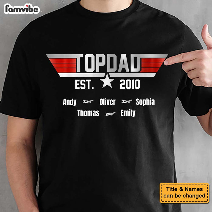 Personalized Top Papa Est Shirt - Hoodie - Sweatshirt 33215 1