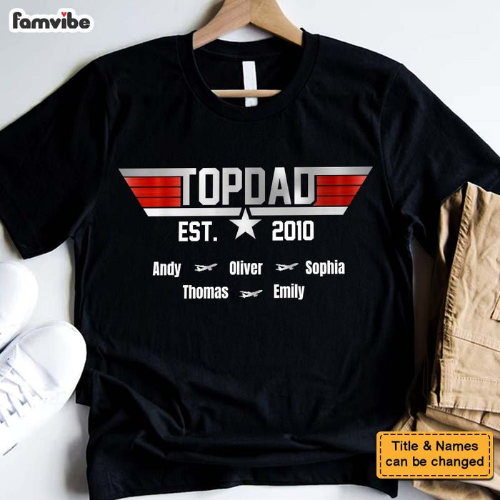 Personalized Top Papa Est Shirt - Hoodie - Sweatshirt 33215 1