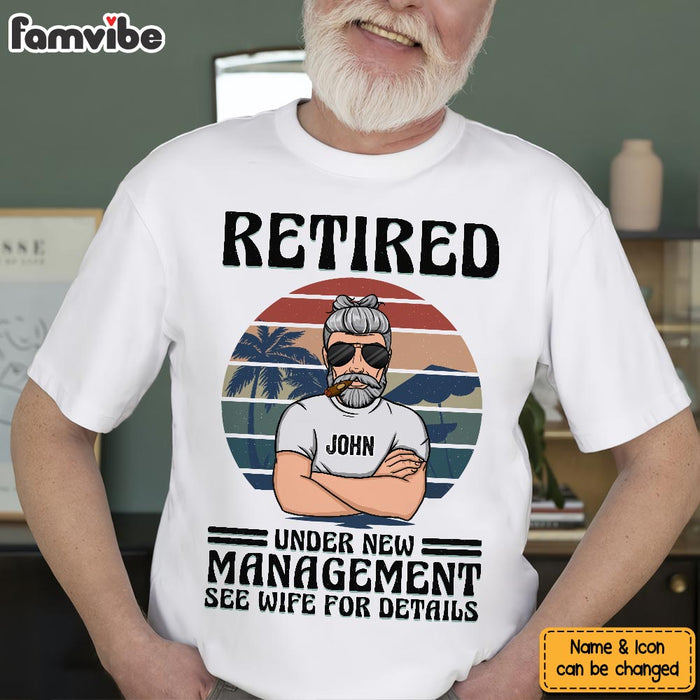Personalized Gift For Dad Grandpa Retired Shirt - Hoodie - Sweatshirt 33219 1
