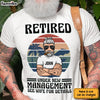 Personalized Gift For Dad Grandpa Retired Shirt - Hoodie - Sweatshirt 33219 1