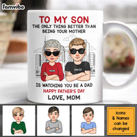 Personalized Watching You Be A Dad Mug 33221 thumb 1