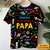 Personalized Gift For Grandpa Name Art All-over Print T Shirt - Hoodie - Sweatshirt 33228 thumb 1
