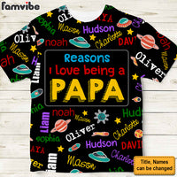 Personalized Gift For Grandpa Name Art All-over Print T Shirt - Hoodie - Sweatshirt 33228 thumb 1