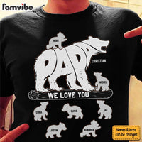 Personalized Gift For Grandpa Papa Bear Shirt - Hoodie - Sweatshirt 33231 thumb 1