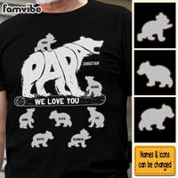 Personalized Gift For Grandpa Papa Bear Shirt - Hoodie - Sweatshirt 33231 thumb 1
